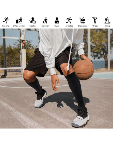 Calcetines de Compresión Abeillo para Mujeres 15-25mmHg