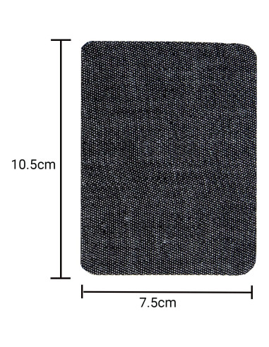 12 Parches de Jean GUYI 100% Algodón Autoadhesivos 12.4x9.4cm