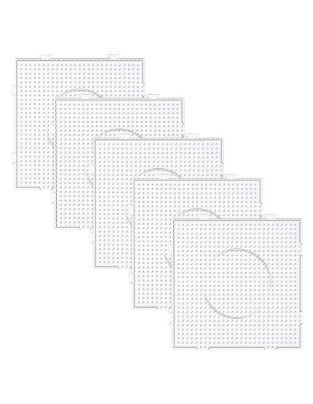 Conjunto de Tableros de Perlas Fuse Allazone 14x14 cm 5 PCS Conjunto de Tableros de Perlas Fuse Allazone 14x14 cm 5 PCS