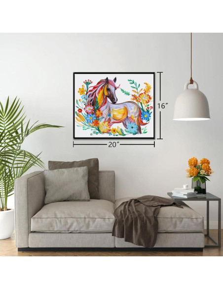 Kit de Quilling Uniquilling Caballo 40.64x50.8cm con Herramientas Kit de Quilling Uniquilling Caballo 40.64x50.8cm con Herramientas