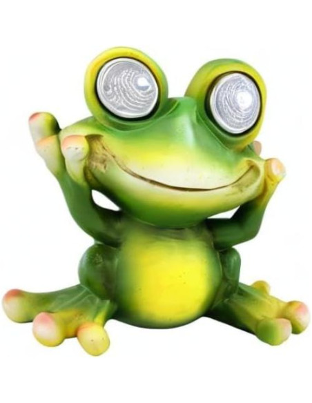 Luz LED Solar Decorativa Rana para Jardín Bo Toys 16.26 cm Luz LED Solar Decorativa Rana para Jardín Bo Toys 16.26 cm