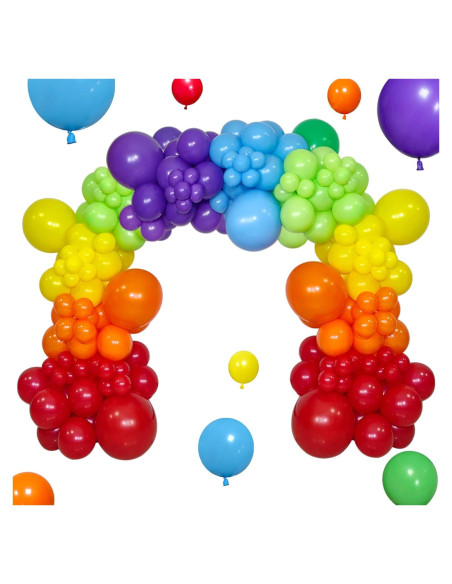 Kit de Arco de Globos Arcoíris KAWKALSH 111 Piezas 5-18 cm Kit de Arco de Globos Arcoíris KAWKALSH 111 Piezas 5-18 cm
