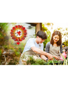 Molinete de Jardín SteadyDoggie 30.48 cm Acero Inoxidable Amor 2