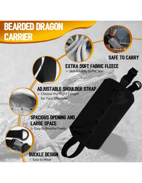 Bolsa Transportadora Snuggle Sling Watfoon Pets para Reptiles Bolsa Transportadora Snuggle Sling Watfoon Pets para Reptiles