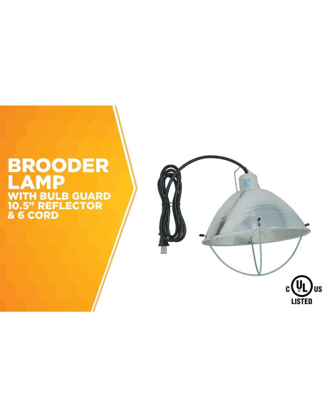 Lámpara de Cría Woods 0165 con Reflector 26.67 cm 250W Lámpara de Cría Woods 0165 con Reflector 26.67 cm 250W