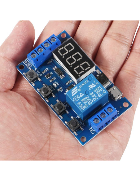 Módulo Relé Temporizador Programable ACEIRMC DC 6-30V 10pcs Módulo Relé Temporizador Programable ACEIRMC DC 6-30V 10pcs