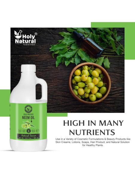 Aceite de Neem Puro 1L HOLY NATURAL - Hidratante y Anticaspa Aceite de Neem Puro 1L HOLY NATURAL - Hidratante y Anticaspa