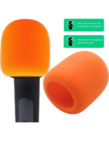 Cubiertas de micrófono de espuma JBL/SM58/SM48 - Paquete de 2 Cubiertas de micrófono de espuma JBL/SM58/SM48 - Paquete de 2