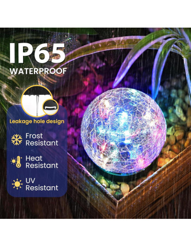 Luces Solares Exteriores PATIOPIA 2 Paquete Multicolor 23cm