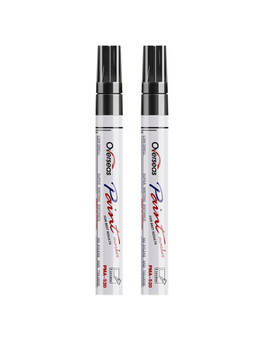 Marcadores Permanentes de Pintura Oil-Based Overseas - 2 Unidades