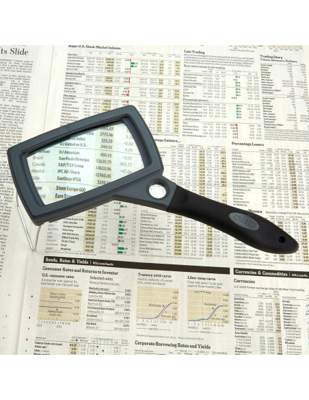 Lupa de Vidrio Carson SG-16 2x con Soporte Plegable Lupa de Vidrio Carson SG-16 2x con Soporte Plegable