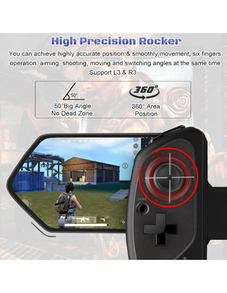 Controlador Inalámbrico Megadream para iPad y Android - Negro Controlador Inalámbrico Megadream para iPad y Android - Negro