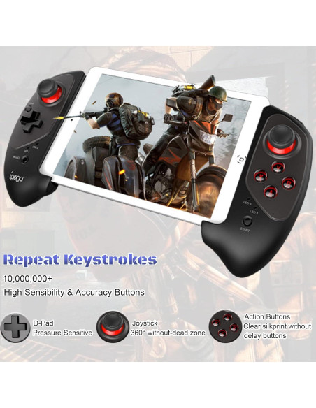 Controlador Inalámbrico Megadream para iPad y Android - Negro Controlador Inalámbrico Megadream para iPad y Android - Negro