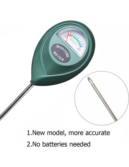 Medidor de Humedad del Suelo XLUX T10 - Paquete de 2 Medidor de Humedad del Suelo XLUX T10 - Paquete de 2