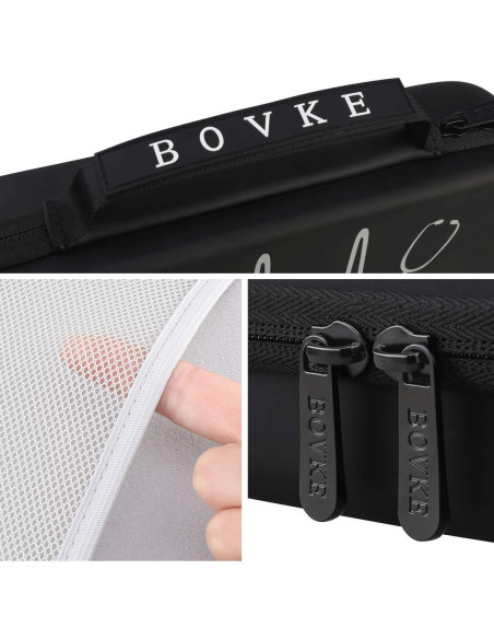 Estuche para Estetoscopio BOVKE Negro - Compatible con Littmann Estuche para Estetoscopio BOVKE Negro - Compatible con Littmann