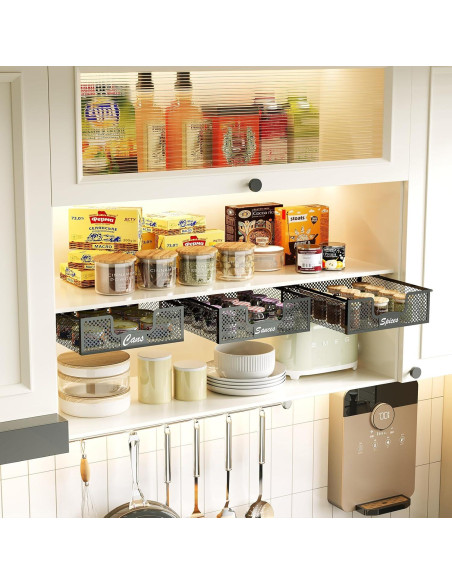 Cesta Colgante Extraíble JKsmart 2-Pack para Cocina y Oficina Cesta Colgante Extraíble JKsmart 2-Pack para Cocina y Oficina