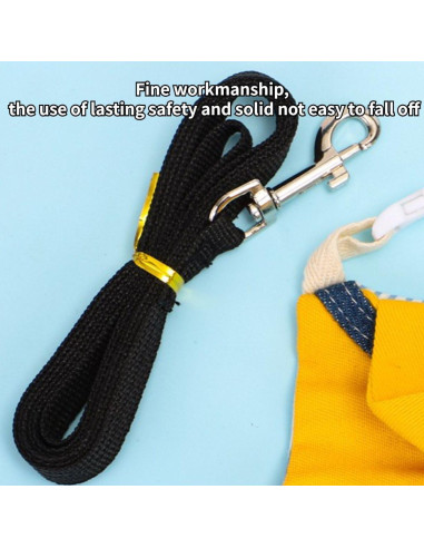 Arnés y Correa para Conejo Copfeu Gris Talla S Ajustable