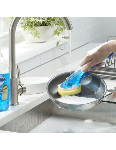 Cepillo de Platos Rellenable Dawn Sin Goteo 49.9g