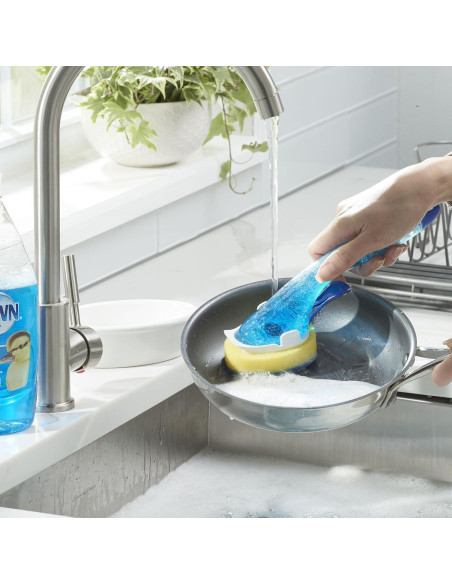 Cepillo de Platos Rellenable Dawn Sin Goteo 49.9g Cepillo de Platos Rellenable Dawn Sin Goteo 49.9g