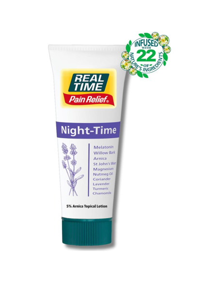 Crema Nocturna Alivio Dolor Real Time 118 ml Melatonina Crema Nocturna Alivio Dolor Real Time 118 ml Melatonina