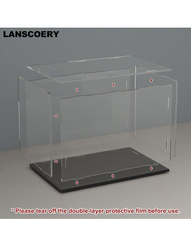 Caja de Exhibición Acrílica LANSCOERY 15x10x10cm Base Negra