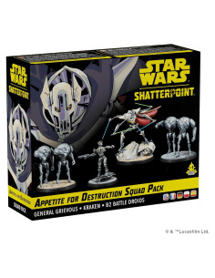 Juego de Miniaturas Star Wars Shatterpoint Apetito por la Destrucción - Expansión de Escuadra