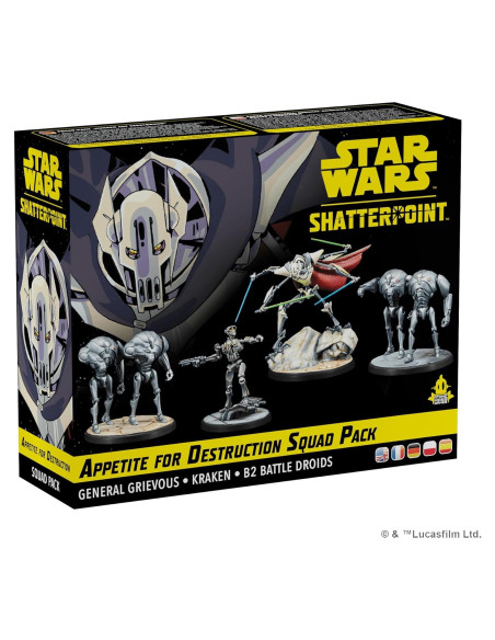 Juego de Miniaturas Star Wars Shatterpoint Apetito por la Destrucción - Expansión de Escuadra Juego de Miniaturas Star Wars Shatterpoint Apetito por la Destrucción - Expansión de Escuadra