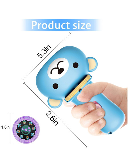 Linterna Proyector Educativa YSQ con 10 Discos para Niños Linterna Proyector Educativa YSQ con 10 Discos para Niños