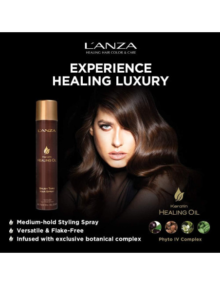 L'ANZA Aceite de Keratina Spray 314 ml - Brillo y Protección UV L'ANZA Aceite de Keratina Spray 314 ml - Brillo y Protección UV