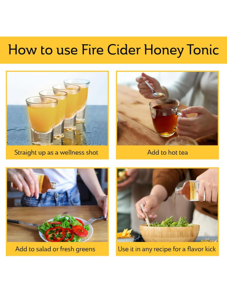 Tónico de Miel Fire Cider Mickelberry Gardens 59 ml Orgánico Tónico de Miel Fire Cider Mickelberry Gardens 59 ml Orgánico