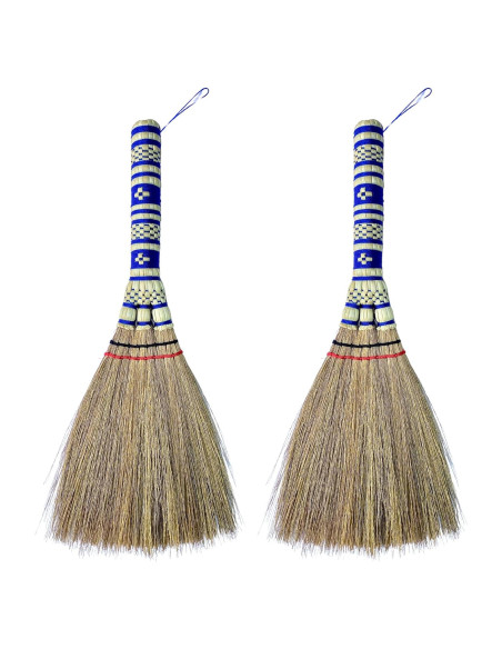 Escoba de Mano Pequeña AW BROOMS de Maíz 28 cm 2 Piezas Escoba de Mano Pequeña AW BROOMS de Maíz 28 cm 2 Piezas