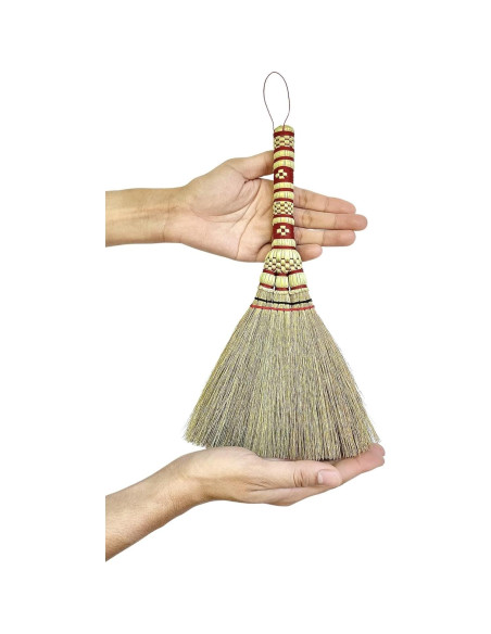 Escoba de Mano Pequeña AW BROOMS de Maíz 28 cm 2 Piezas Escoba de Mano Pequeña AW BROOMS de Maíz 28 cm 2 Piezas