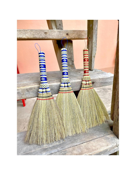 Escoba de Mano Pequeña AW BROOMS de Maíz 28 cm 2 Piezas Escoba de Mano Pequeña AW BROOMS de Maíz 28 cm 2 Piezas