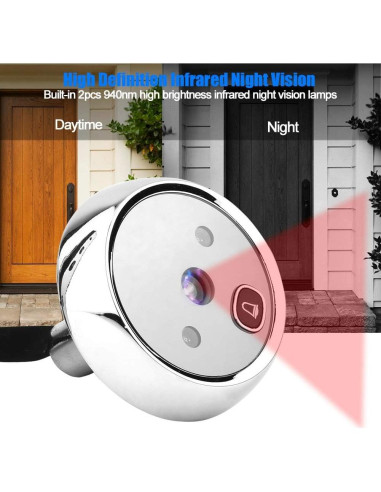 Visor Digital de Puerta Sonew 3" con Cámara IR 1MP