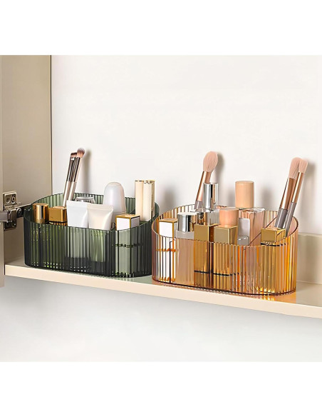 Soporte para Brochas de Maquillaje DASITON Amarillo 5 Compartimentos Soporte para Brochas de Maquillaje DASITON Amarillo 5 Compartimentos