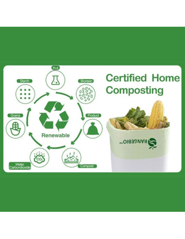 Bolsas Compostables OrangeBio 1000 Unidades 35.56x45.72cm