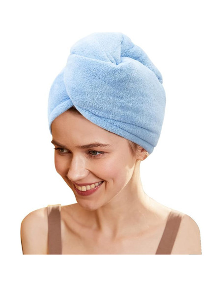 Paquete de 2 Toallas de Microfibra SURPRISE PIE para Cabello Paquete de 2 Toallas de Microfibra SURPRISE PIE para Cabello