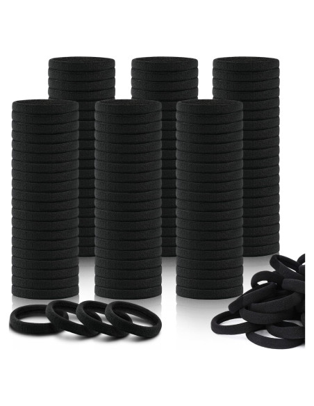 150 Sujetadores de Cabello IKOCO Algodón Sin Costura Negros 150 Sujetadores de Cabello IKOCO Algodón Sin Costura Negros