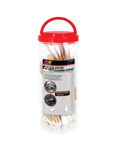 Kit de hisopos de limpieza Performance Tool 225 piezas