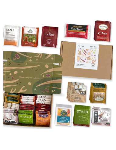 Set de Muestra de Té Chai Sippingly - 40 Bolsitas Naturales