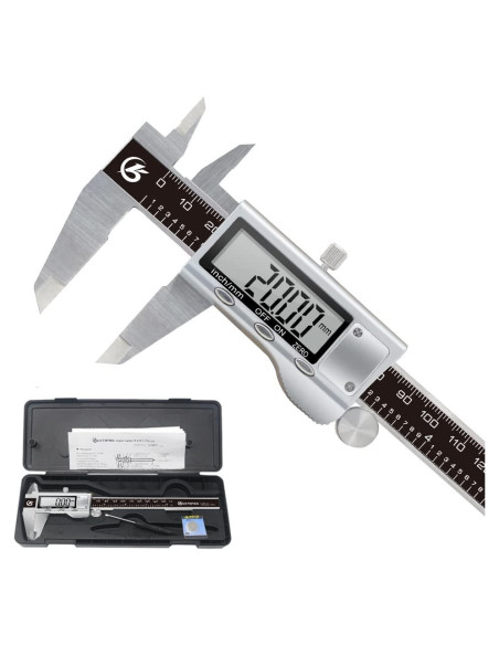 Calibrador Digital KETOTEK 15 cm Acero Inoxidable LCD Calibrador Digital KETOTEK 15 cm Acero Inoxidable LCD
