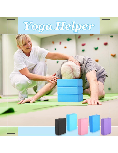 Bloques de Yoga Meooeck 30 Pcs Espuma EVA Antideslizante 23x15x7.5cm Bloques de Yoga Meooeck 30 Pcs Espuma EVA Antideslizante 23x15x7.5cm