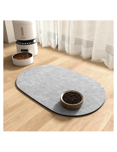 Alfombrilla Absorbente para Comida y Agua MontVoo 30x48 cm