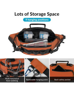 Kit de Pesca THKFISH 85 Piezas con Bolsa Impermeable 2