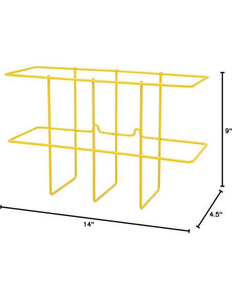 Soporte de Pared para Documentos SDS Zing 7199 Amarillo 22.9x35.6 cm Soporte de Pared para Documentos SDS Zing 7199 Amarillo 22.9x35.6 cm
