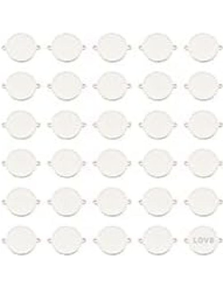 30 Piezas Etiquetas Colgantes Acero Inoxidable 25mm UNICRAFTALE 30 Piezas Etiquetas Colgantes Acero Inoxidable 25mm UNICRAFTALE