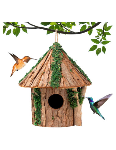 Casa para Aves de Madera GARDYUE Mediana Cedro Colgante