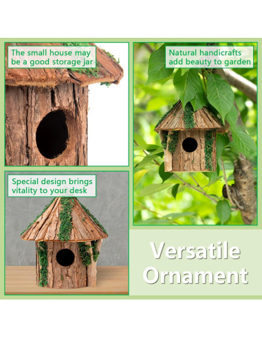 Casa para Aves de Madera GARDYUE Mediana Cedro Colgante