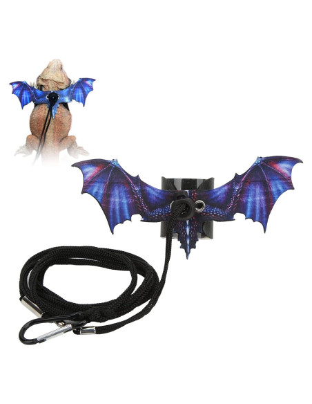 Arnés Ajustable Tnfeeon para Dragón Barbudo y Reptiles 180cm Arnés Ajustable Tnfeeon para Dragón Barbudo y Reptiles 180cm