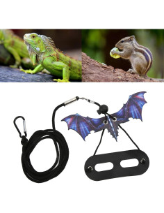 Arnés Ajustable Tnfeeon para Dragón Barbudo y Reptiles 180cm 2